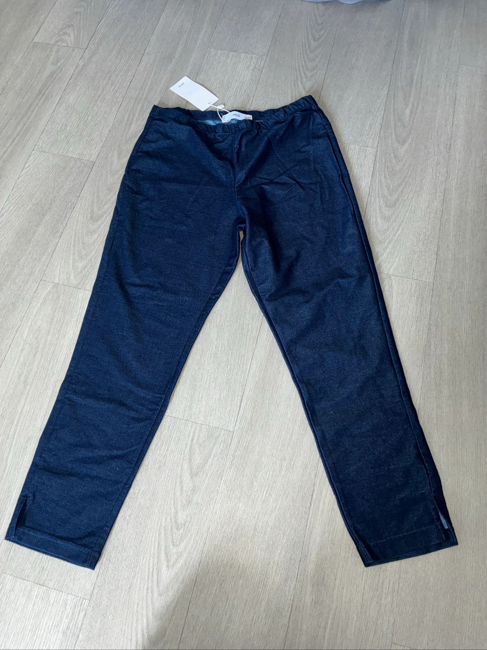 Legging Capri azul-marinha com fenda P – photo 5
